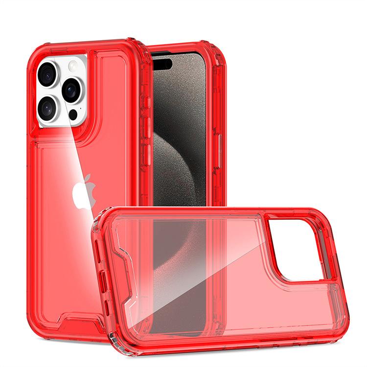 Dla IPhone15 Pro Max Kolorowe Trzy w jednym Trzyodporne Etui na telefon komórkowy Aiwei dla Apple Poduszka powietrzna Odporne na upadki