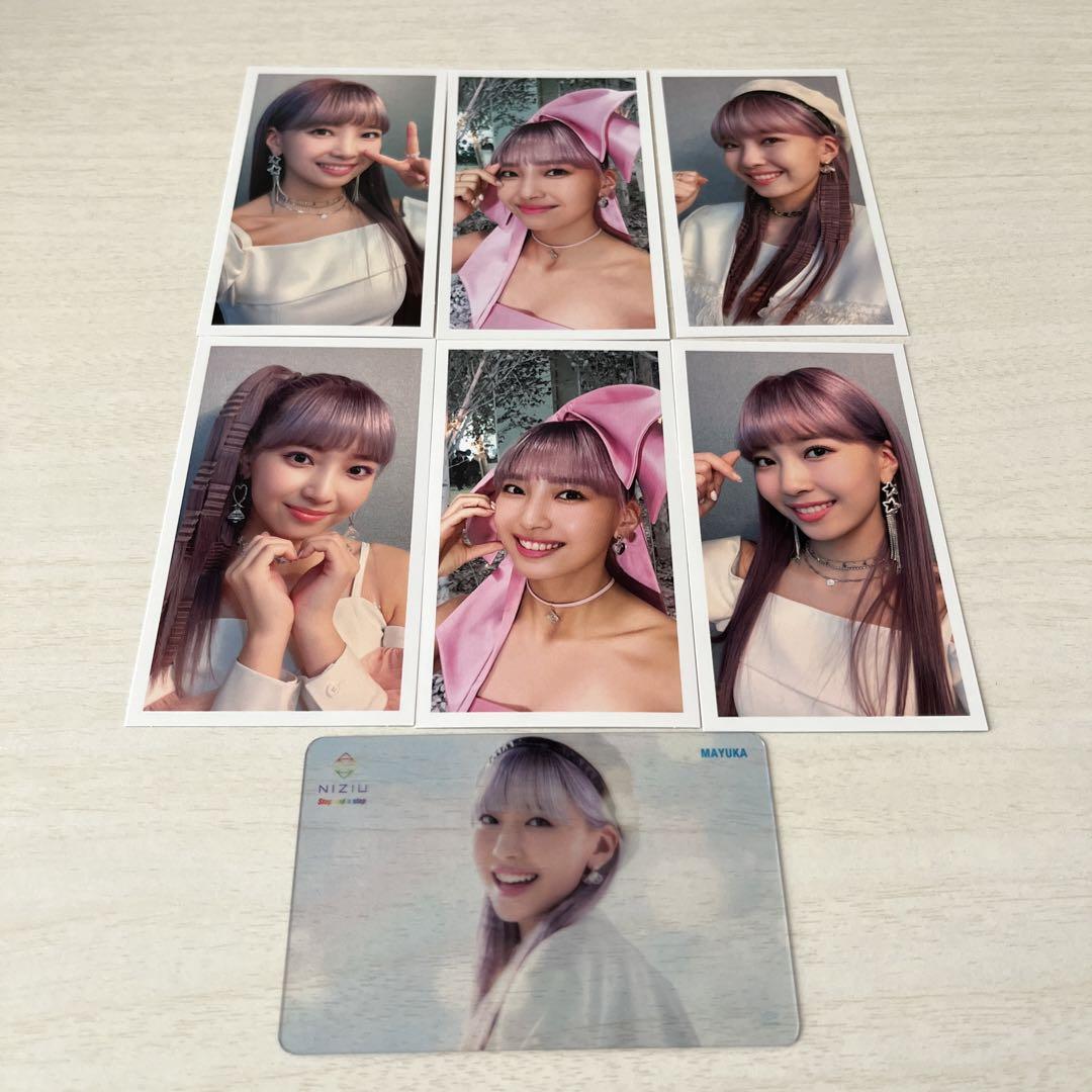 

[USED] NiziU trading card Mayuka Step and a step complete set