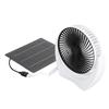 Solar Panel Fan Kit 7W 5V Portable Solar USB Fan for Greenhouses Pet Houses Indoor Outdoor