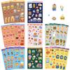 8PCS Cartoon Object Stickers Cute Cartoon Bear Baking Doodle Collage Computer Cell Phone Laptop Decoration Waterproof Stickers