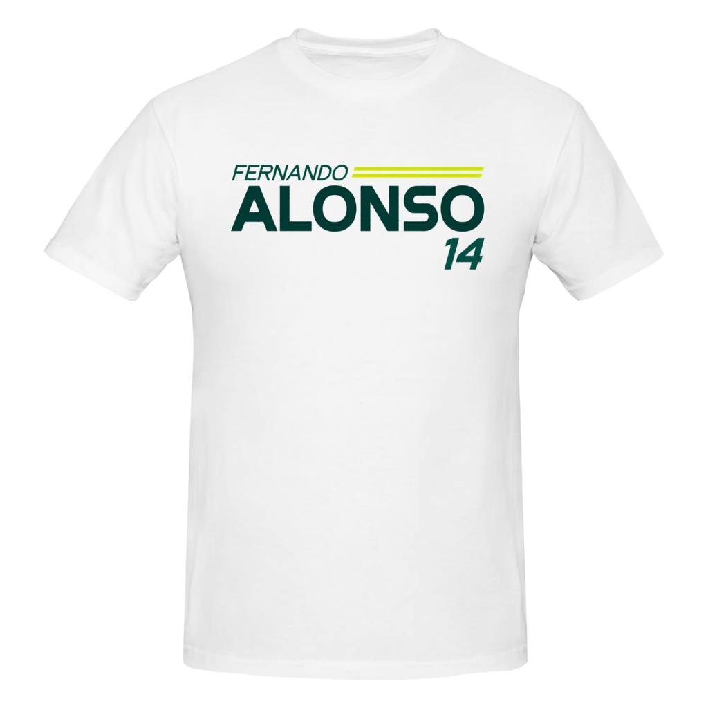 Divertente Maglietta Meme di Fernando Alonso da Uomo in Puro Cotone T-shirt Stile Estate 2026 Manica Corta Maglietta Vestibilità Slim Clothing