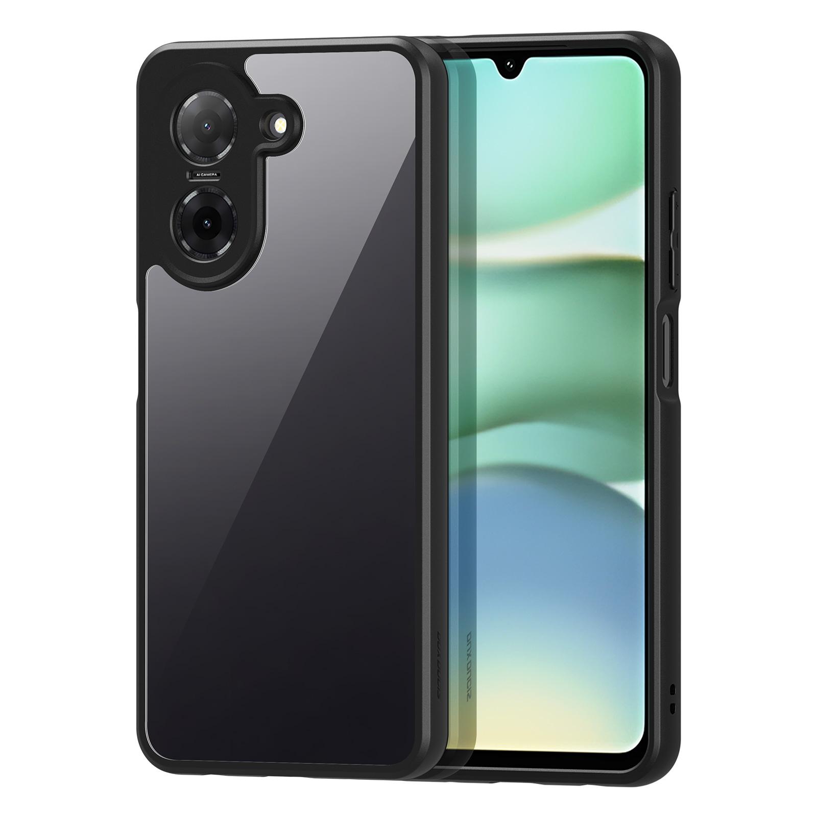 

For Xiaomi Poco C71 4G/Xiaomi Redmi A5 4G (171.7*77.8*8.3mm) Case DUX DUCIS Aimo Series TPU+PC Matte Drop-proof Phone Cover (REACH Certification) Black