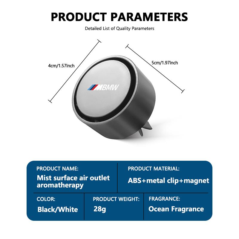 Car Air Outlet Aromatherapy Clip Outlet Perfume Freshener For BMW Performance M E87 E30 E46 E28 F35 G20 E93 F20 X3 X Q1