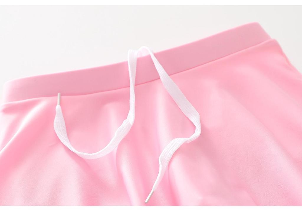 New Girls' Long Sleeve Two-Piece Swimsuit for Toddlers and Kids with CPC Certification
