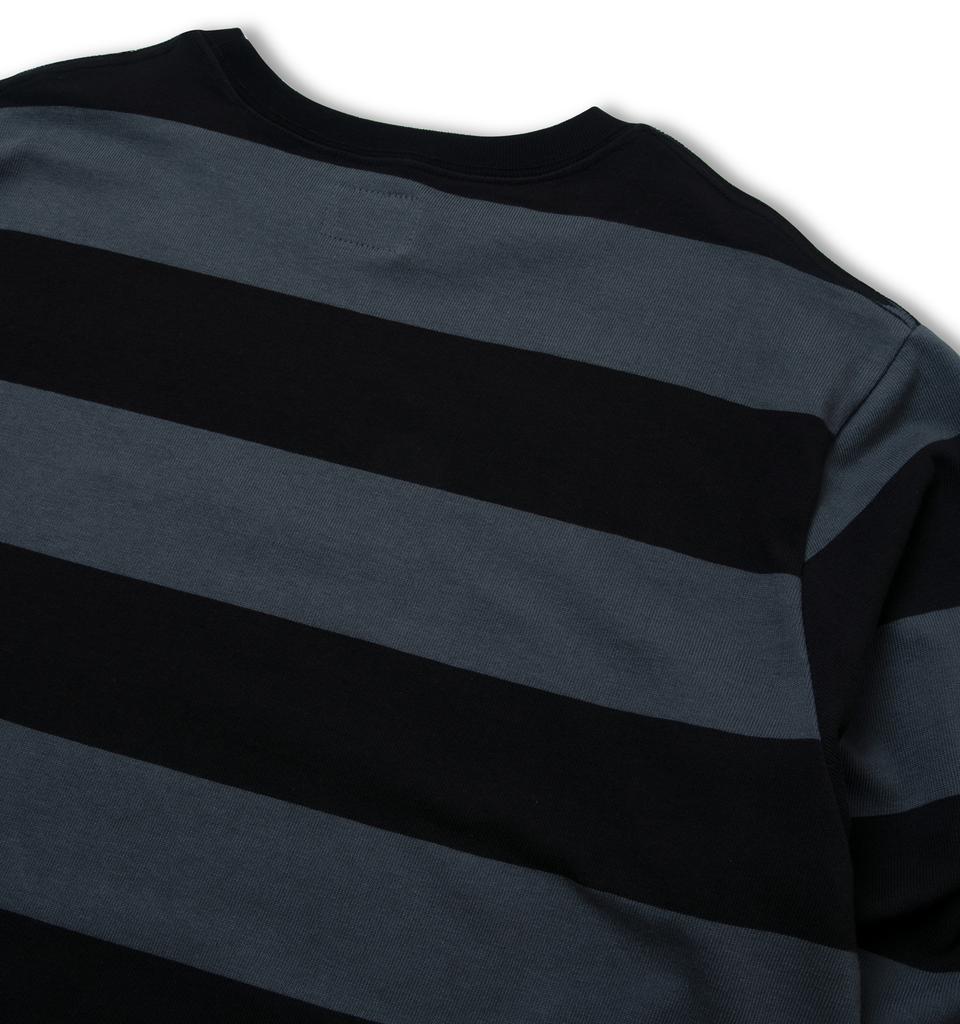 Beullaegpipi Black Pp Engineering Stripe Tee L/S