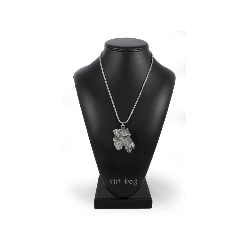 Airedale Terrier, Bingley Terrier – Necklace with a dog, dog pendant on a silver chain | Art-Dog
