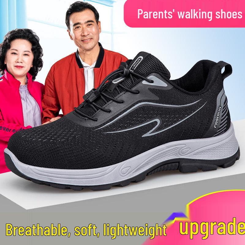 Slip-on Soft Sole Anti-Slip Walking Shoes for Women, Grandma Spring/Summer Collection 2025