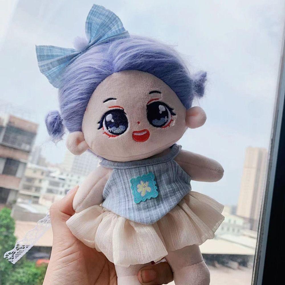 Shoulder Strap Skirt Cotton Doll Clothes Head Cover Plush Toy Clothes  Children's Gift