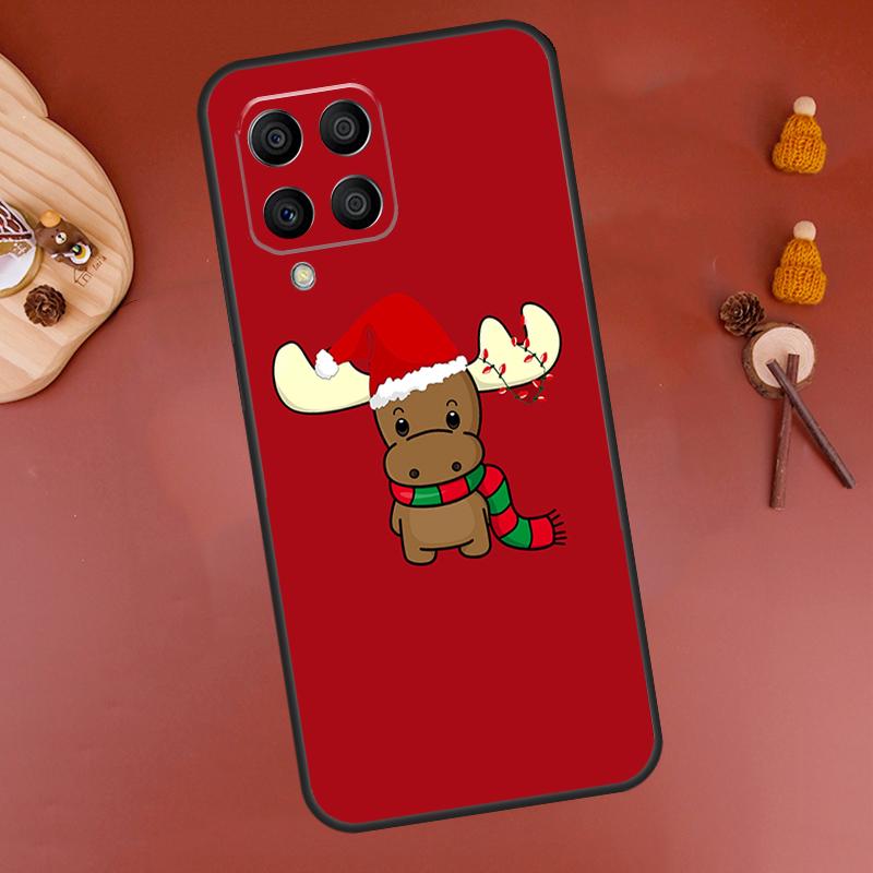 Merry Christmas Reindeer Case For Samsung Galaxy M52 M32 M22 M12 M13 M23 M33 M53 M14 M34 M54 M20 M30s M31s M51 Cover