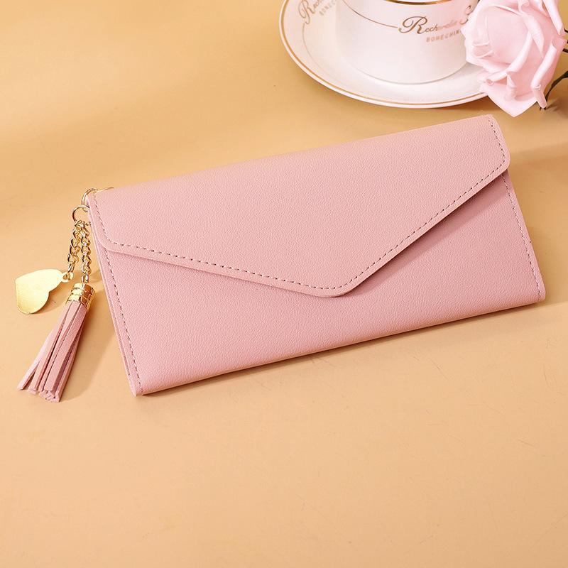 2025 Tassel Coin Purse: Cute, Slim Women's Wallet & Student Card Holder