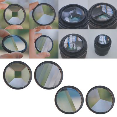 49mm Kaleidoscoop Optisch Glas Prisma Filter Cinematisch Speciaal Effect Meerdere Afbeeldingen voor DSLR Mirrorless Videocamera