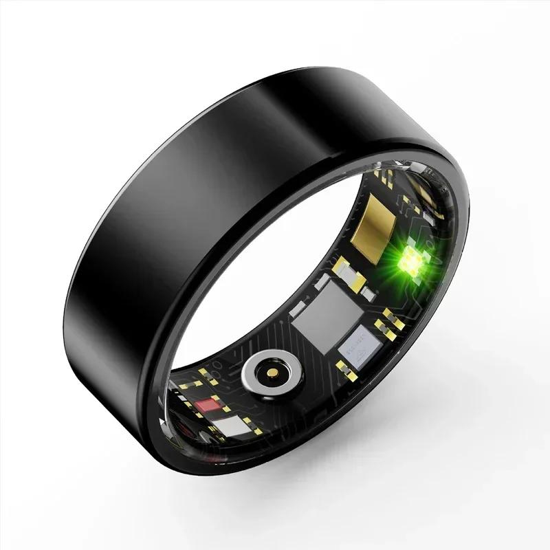 Für Xiaomi Smart Ring Männer Frauen Herzfrequenz- und Blutsauerstoffmonitor Smartring IP68 & 5ATM Wasserdicht, Multisport-Modus