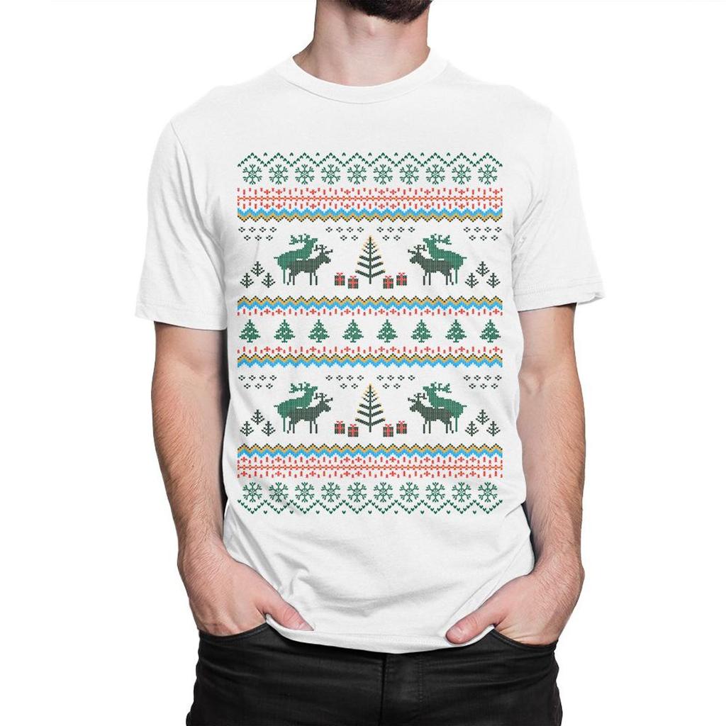 Humping Reindeers Ugly Christmas T-Shirt, X-Mas GifT-Shirt, Men's and Women's Sizes (NOV-90215)