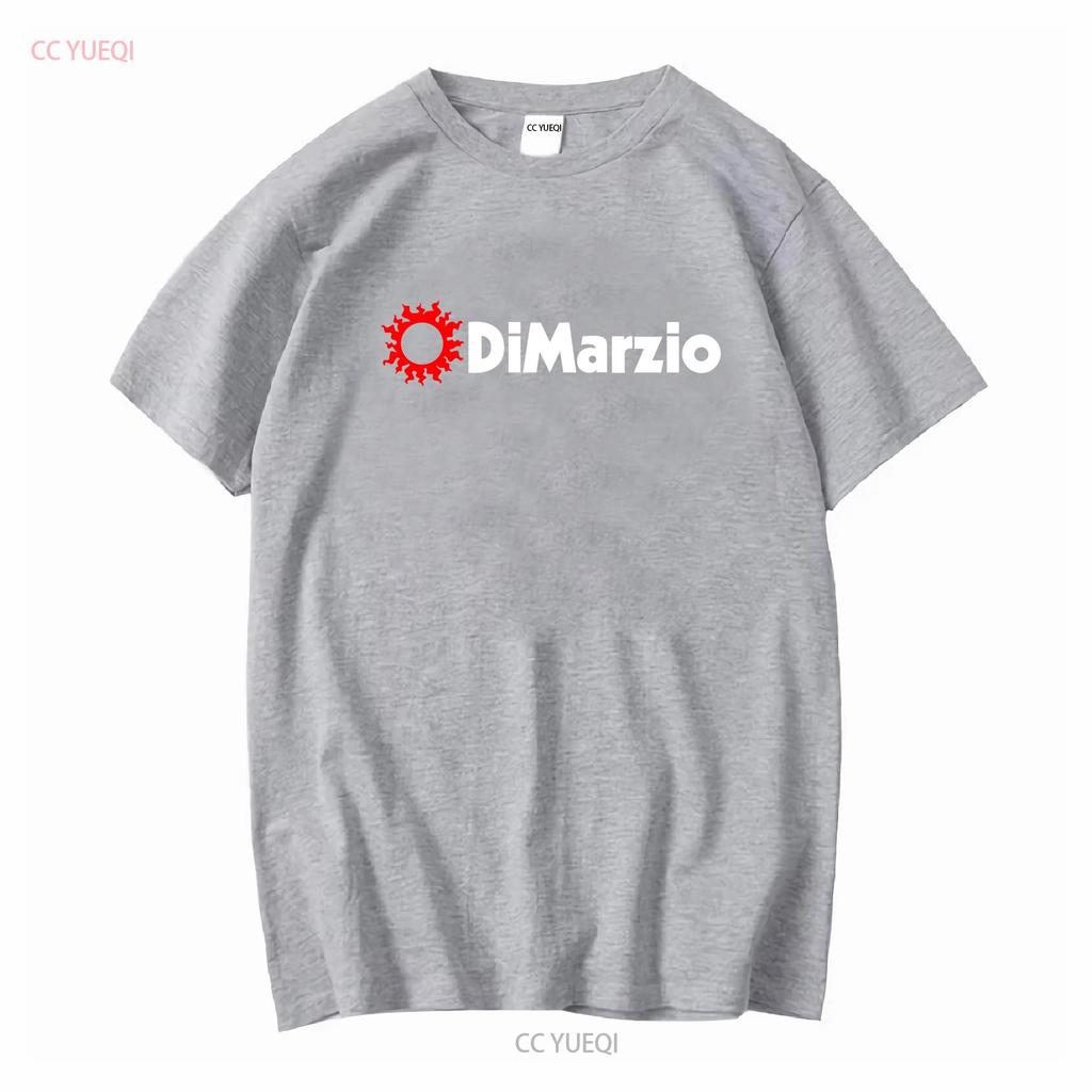 New T Shirt DiMarzio Guitars Company Logo Black Grey White Navy S 3XL vintage Washed homme Versatile Slightly Casual Breathable