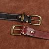 Pásek Pánská móda Trend Retro Snadné ladění První vrstva Hovězí kůže Kožená Spona Mládež Běžné džíny Pásek Pánské