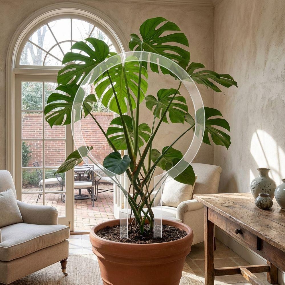 Weather-resistant Plant Trellis Transparent Climbing Plant Support  Climbing Vines