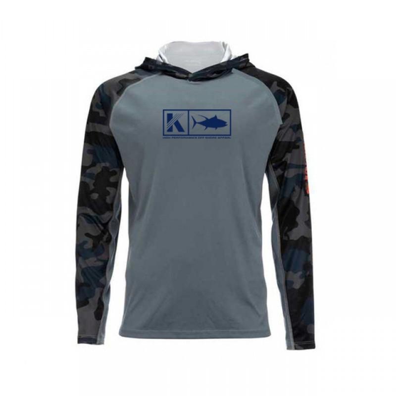 Men s Outdoor Fishing Clothing Hoodie Light Sunscreen UP+50 Silky Long Sleeves Luya XXXL
