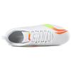 Li Ning Fabric Cushioning Slip Resistant Abrasion Resistant Lightweight Soccer Shoes Men's White ASFS003-1