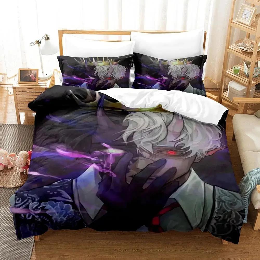 Comforter Ranboo Bedding Set Boys Girls Twin Queen Size Bed Kids Adult Fashion Home Textileextile