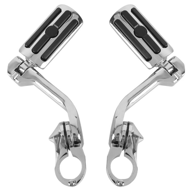 Suitable for Harley Davidson motorcycle bumper rest pedals, aluminum alloy plated modified accessories, rear pedal bracket