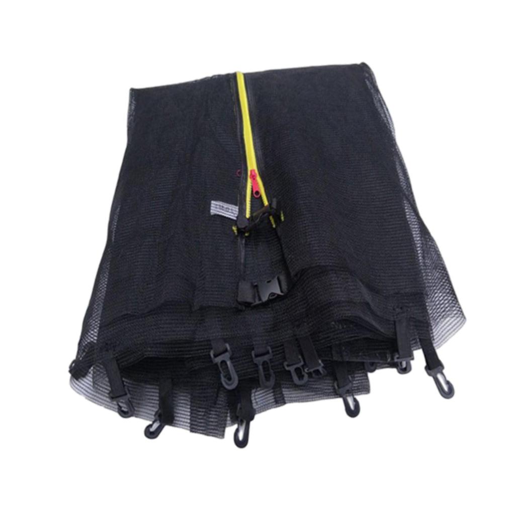 Breathable Replacement Trampoline Net Accessory with Zipper Feature