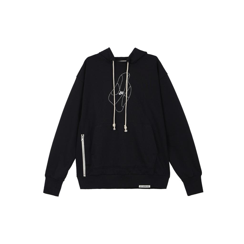 Nike Sweatshirts Men's Black Hooded Moderate Regular DQ6104-010