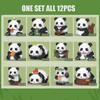 New Creative MINI Chinese Animal Panda Model Building Block MOC DIY  Diamond Bricks Toys for Children Boys Girls Gifts