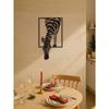 Modern Zebra Metal Wall Art Iron Craft for Home Office Decor Gift
