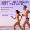 Body Hair Removal Cream for Sensitive Skin, Painless Depilatory Cream with Spatula Applicator, Durable and Smooth for Men and Women, Gentle Formula