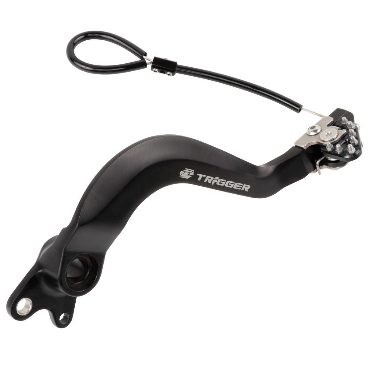 

ZETA RACING SEROW250 TRICKER XT250X XT250 Рычаг тормоза синий складной наконечник регулировка положения кованый защита тормоза в комплекте Dirt Freak F6890 чёрный