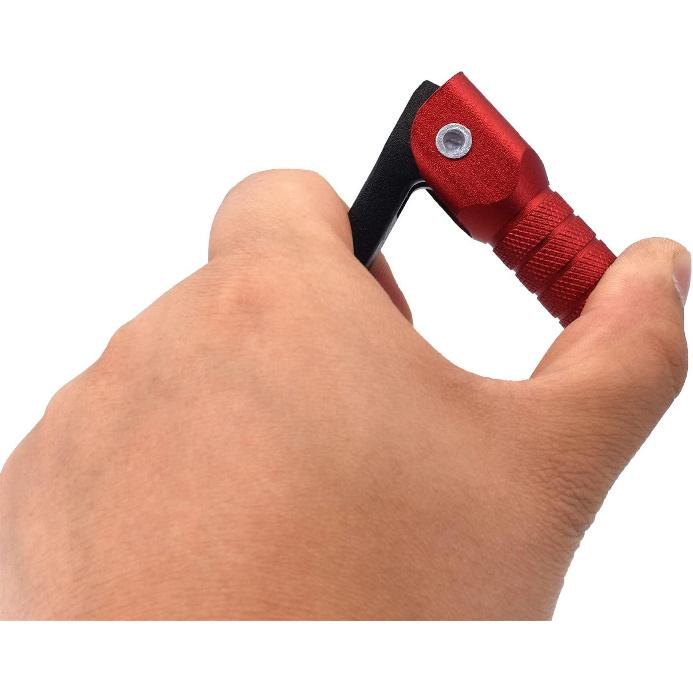 Gear Shift Lever, Rod Alloy Aluminium Gear Lever Fits For Motorcycle BSE CRF 110 Apollo TTR 125 Motorcycle 50Cc 110Cc 250Cc Dirt Pit Bike(Black&Red)