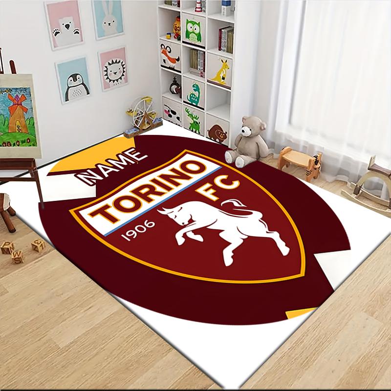 Custom Name Schalke Team Crest Carpet Rug Customizable Soft Washable Anti-Slip Home Living Room Sofa Mats Personalized Rug. 0909230