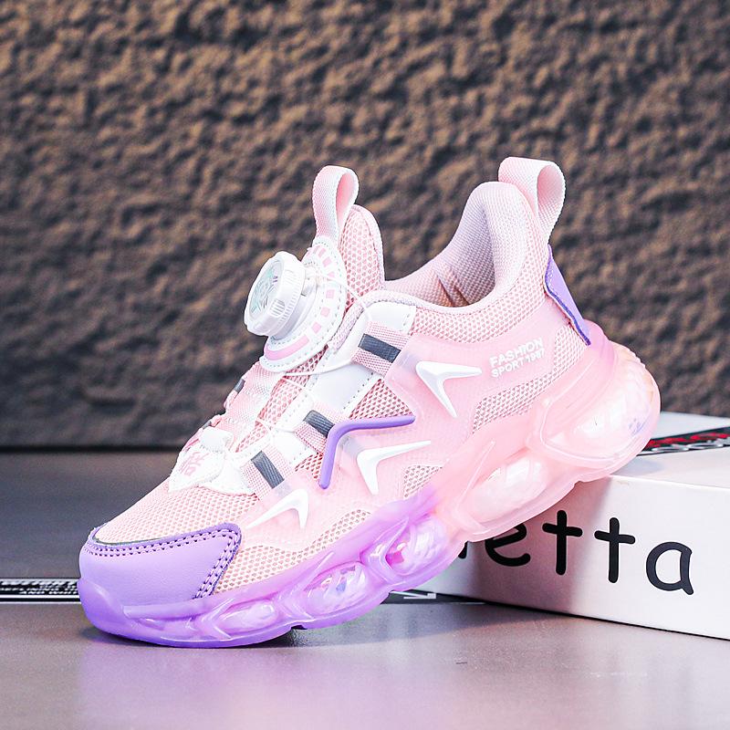 Cross-border Children's Shoes, Children's Net Shoes, Men's 6-12 Years Old, New Breathable Sneakers, Girls' Versatile Running Shoes