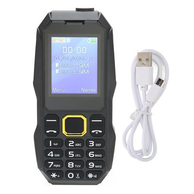 Elderly Mobile Phone 1.8in LCD Large Buttons Dual Card Dual Standby Seniors Phone with 5800mAh
