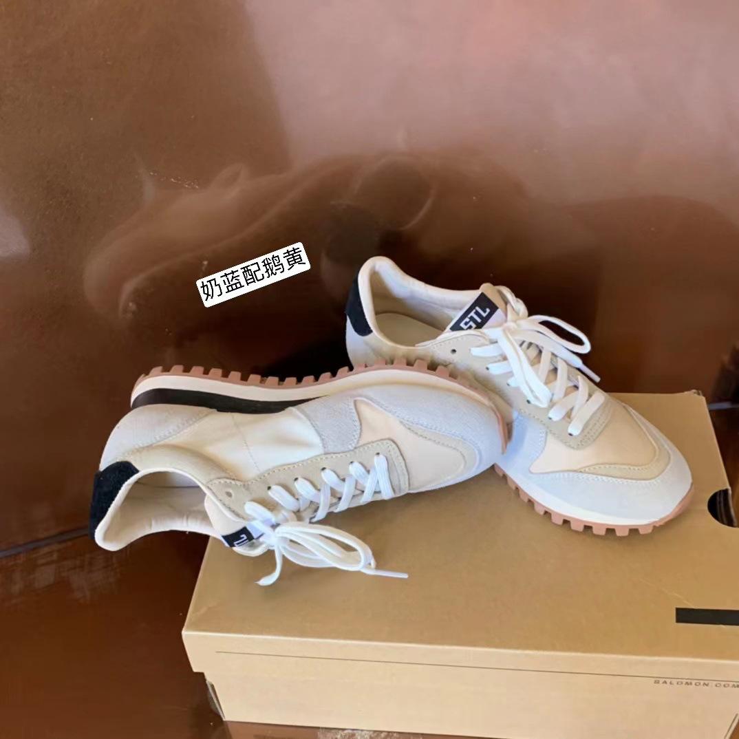 

Виноградный mother studiolee сочетание цветов низкие кеды с круглым носком на шнуровке универсальные туфли Forrest Gump женские новые модели 2025 года 35