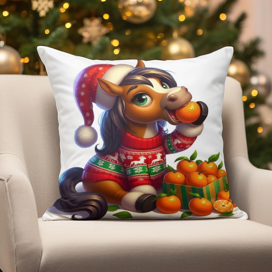 Home Decor Christmas Cute Animal Pillows Suitable For Sofa Bedroom Car Pillow Cover Cushion Rectangular Back Cushion