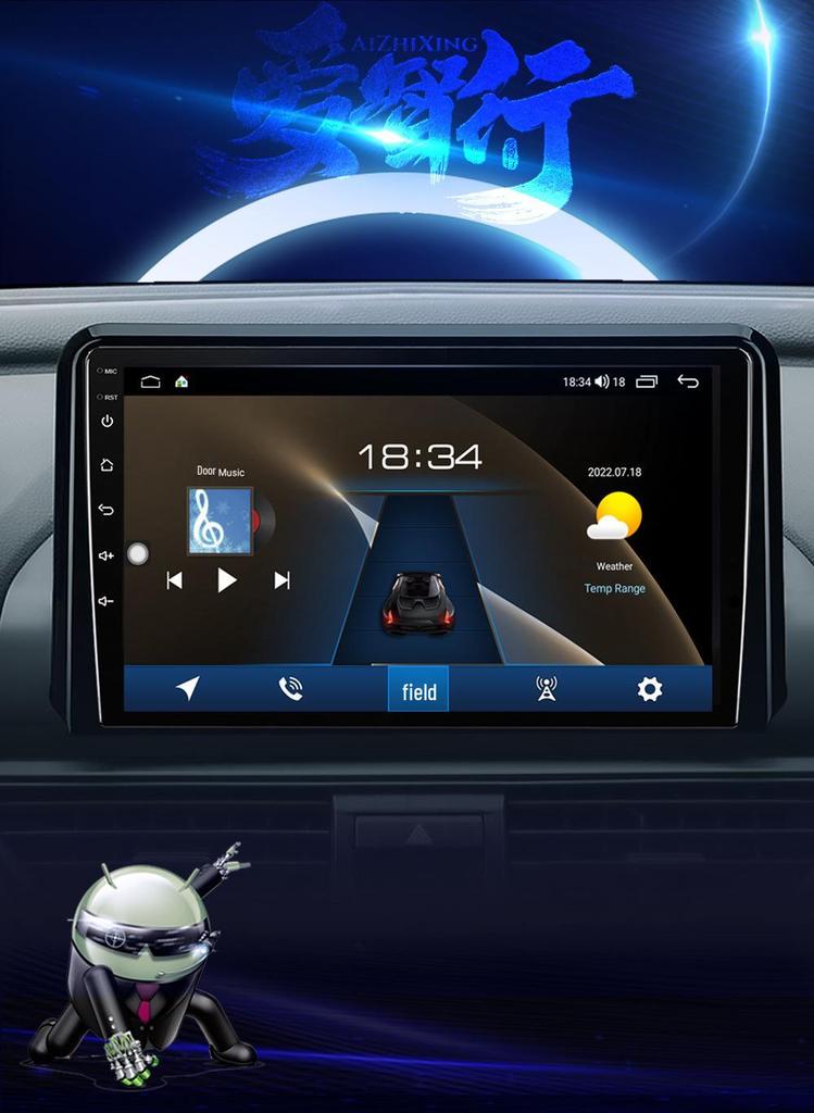 9" Android Car GPS Navigator & Reverse Camera for Lada UAZ Patriot with CarPlay Integration