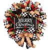 Merry Wreath Christmas Door Hanging Red Fruit Garland Simulation Ornament Xmas