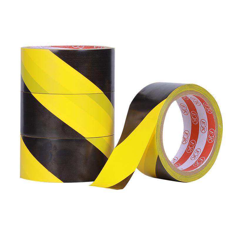 Yellow and Black Zebra Line Floor Marking Tape for Workshop Safety
