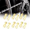 12Pcs Chain Joint Connector Steel Quick Release Chains Link for  S Mountain Bikes