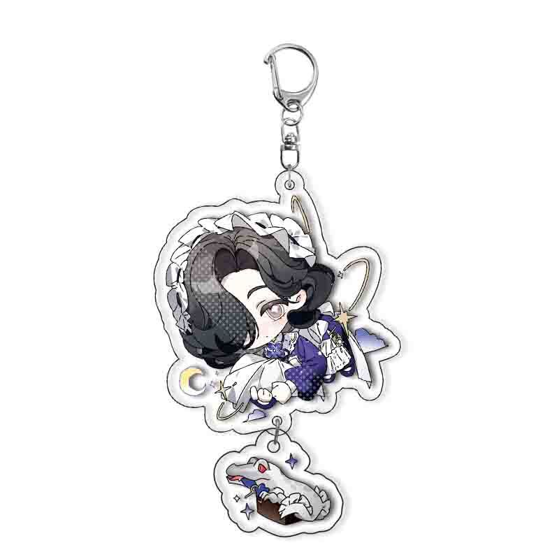 Reverzní hra:1999 Akrylový přívěsek na klíče Kreslené doplňky Viltin Lilya Medicine Druvis III Bkornblume Kroužek na klíče Dárky