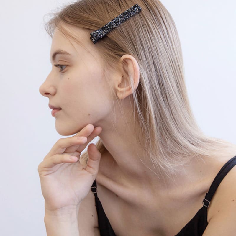 

Жан Поль Кларисс Клипса с австрийскими кристаллами LFSL0228 SILVER