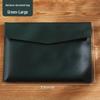 Large Capacity A4 Leather File Bag - Multifunctional Business Office Folder