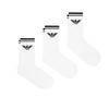 Emporio Armani EA7 Mens Eagle Logo Crew Socks (Pack of 3)
