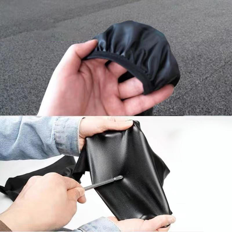 Universal Black Motorcycle Seat Cushion Cover Sun Resistant Waterproof All Season Universal Seat Cover