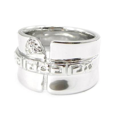 Silver Ring 'Goddess' White