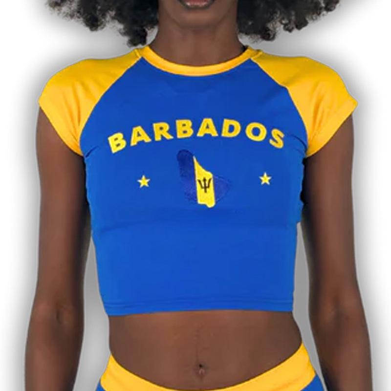 Damski crop top slim fit w stylu Y2K - Streetwear w stylu europejskim i amerykańskim