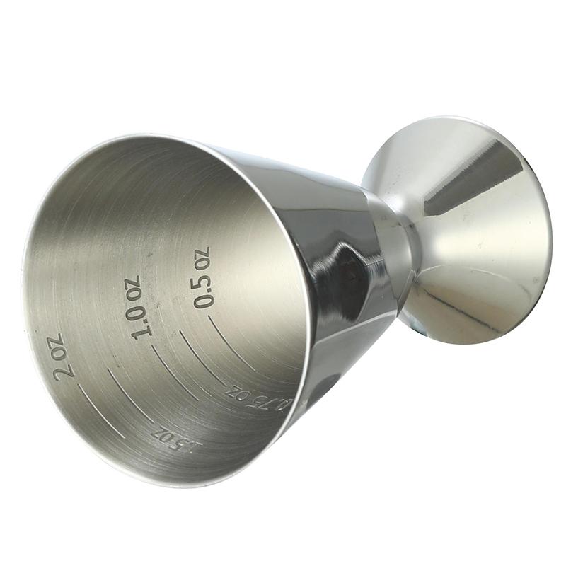 Stainless Steel Jigger With Scale Line Bar Measures  Bar Tools Bar Accessories