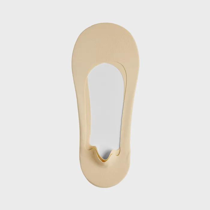 Seamless cushion pad fake socks