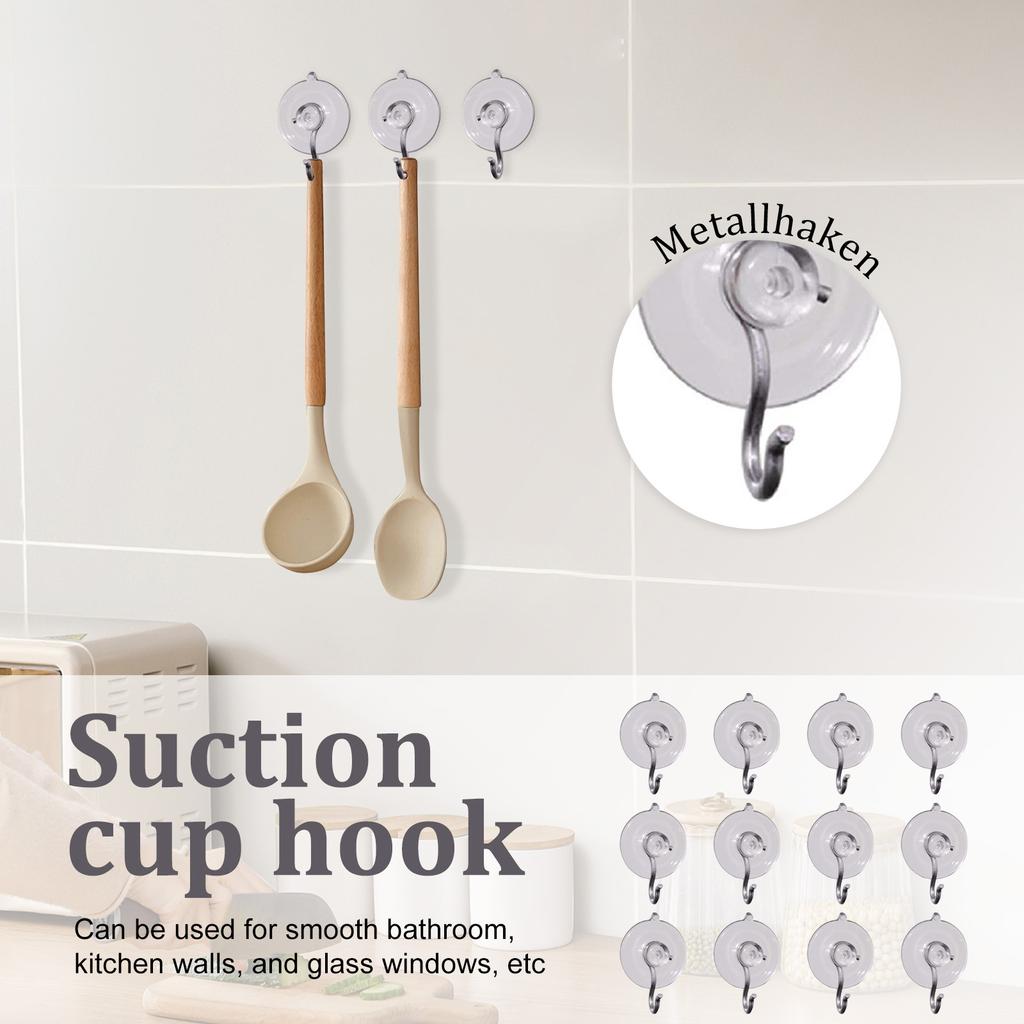 Suction Cups With Hooks Are Very Suitable For Signs Installed Holiday Suction Cup Hook Wall Hook For Hanging Various Purposes Wall Mount Without Nails